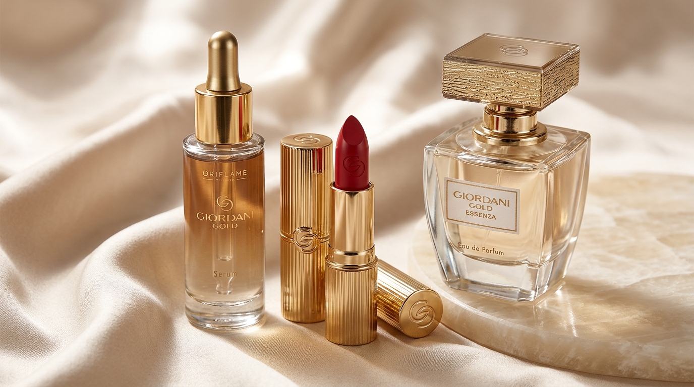 Giordani Gold luxury cosmetics collection